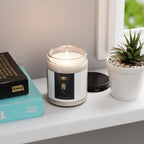 9oz Scented Soy Candle — Warm Amber & Vanilla Jar Candle (Hand-Poured)