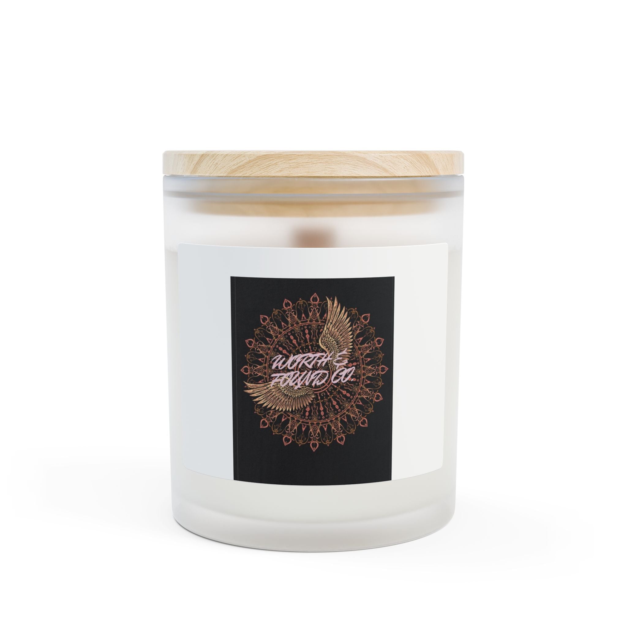 11oz Frosted Glass Candle — North Found Co. Logo Scented Candle