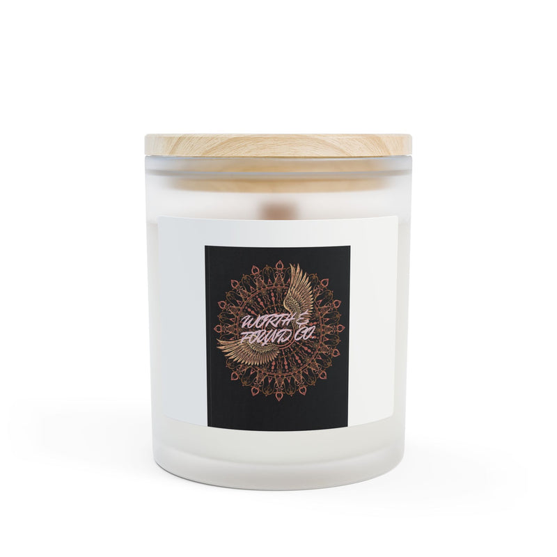 11oz Frosted Glass Candle — North Found Co. Logo Scented Candle