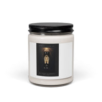 9oz Scented Soy Candle — Warm Amber & Vanilla Jar Candle (Hand-Poured)
