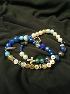 WORTHY & FOUND bracelet stack flat lay