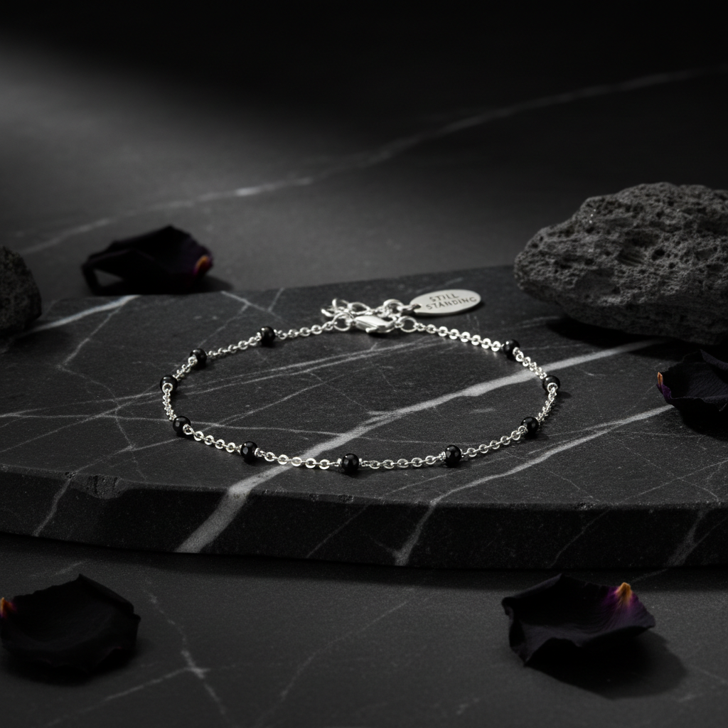 Still Standing Black Spinel Healing Bracelet