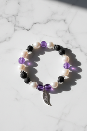 Wings of Remembrance Bracelet - Stretch Style